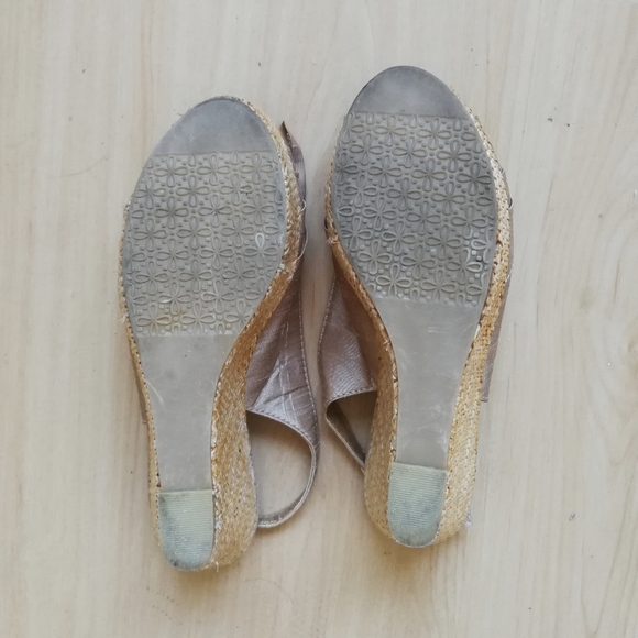 ❤️[3/35] Joy & Peace Peep Toe Slingback Wedges - Picture 5 of 7